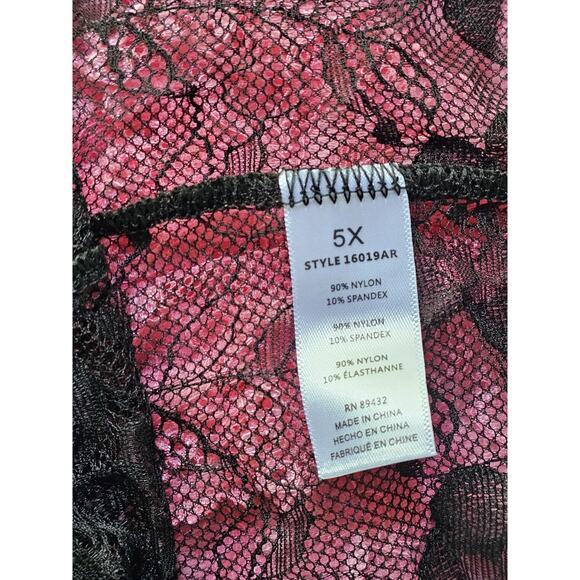 Set of 4 Women Boy Shorts Lace Panties Lingerie Underwear 5X Coquette Sheer - Picture 7 of 11